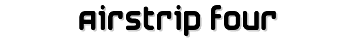 Airstrip Four font